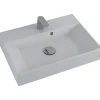 Pesuallas Solo 500x360mm valumarmori valkoinen - Grip