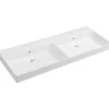 Pesuallas Kare 1200 x 460 mm kaksialtainen valkoinen - Interia Discount