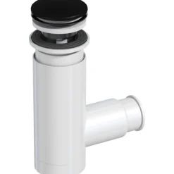 Pesuallasvesilukko EasyClean 40, popup, mattamusta - Prevex Discount