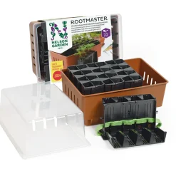 Pienoiskasvihuone Rootmaster, 195x290 mm, ruskea - Nelson Garden Outlet