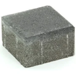 Rudus Pihakivi Kartanonoppa 80 138x138x80 mm sileä musta Best