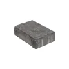Pihakivi Kartanonupu 60 viisteetön 207x137x60 mm profiloitu antiikki musta - Rudus Sale