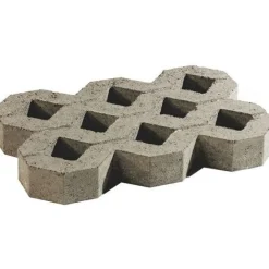 Rudus Pihakivi Reikälaatta 598x398x80 mm sileä harmaa Discount