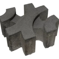Pihakivi Riimukivi 300x300x120 mm sileä musta - Rudus Discount