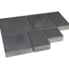 Pihakivisarja Roomalaiset pienet kivet 80 mm sileä musta - Rudus Clearance