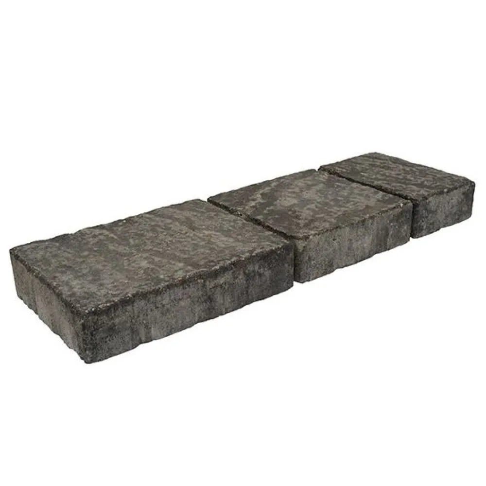 Rudus Pihakivisarja Torino-kivet 60mm antiikkipinta musta New