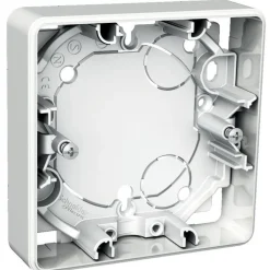 Pintakojerasia 1-osainen 21 mm valkoinen Exxact - Schneider Electric New