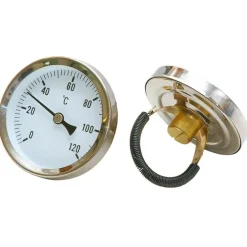 Pintalämpömittari halk. 63 0-120ºC jousella - EasyPipe