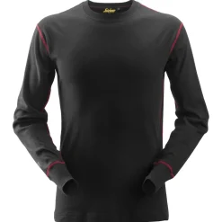 Snickers Workwear Pitkähihainen aupaita 9461 ProtecWork Musta Outlet