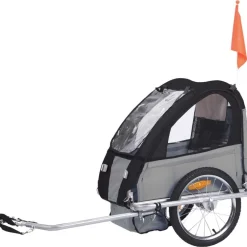 Polkupyörän peräkärry 1 lapselle 40kg - Trekker