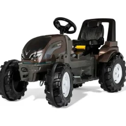 Polkutraktori Premium Valtra, musta/ruskea - Rolly Best