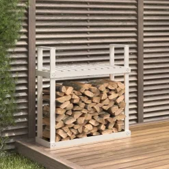 FinePRICE Polttopuuteline, , 110x35x108.5cm, eri värejä Clearance
