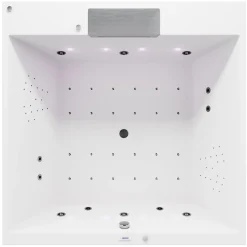 Poreamme Came Falls, 1750x1750x500mm, 720l, valkoinen - Interia Clearance