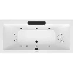 Interia Poreamme Cascata Highline Hydro, 1850x850x450mm, 290l, musta/valkoinen Best