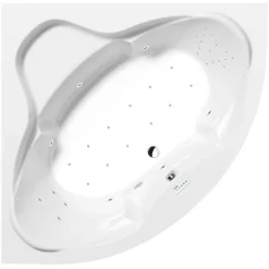 Poreamme Simona Highline Hydro-Air, 1500x1500x440mm, 300l, valkoinen - Interia Online
