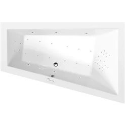 Poreamme Triangl Highline Hydro-Air, 1800x1200x500mm, oikea, 350l, valkoinen - Interia Discount