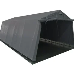 Pressutalli Grey 6x3,2x2,2 m oviaukko 2x3,2-2,4m 500g/m2 - Prohall New