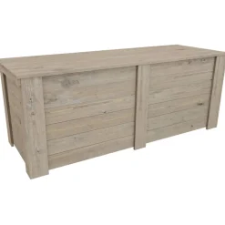 Miljöökoriste Puuarkku , 160x58x61cm, vaaleanharmaa Discount