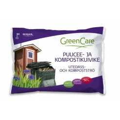Puucee- ja kompostikuivike , 75 säkkiä x 50 litraa/lava, 3750 litraa - GreenCare Clearance