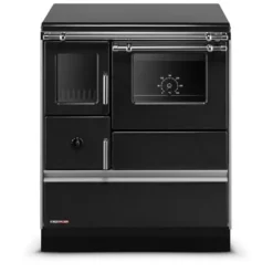 Puuliesi Alfa 70 LUX lasiovella, 6,3 kW, 65 m2, hormilähtö oikealla - SVT
