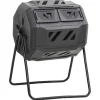 Puutarhakompostiroskis musta 73x64x95 cm 160 l - FinePRICE New