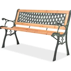 Puutarhapenkki 122 cm - FinePRICE Outlet