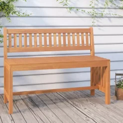 Puutarhapenkki 110 cm, eukalyptuspuu - FinePRICE