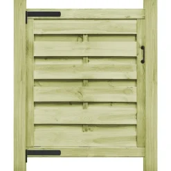 Puutarhaportti kyllästetty mänty 100x100 cm vihreä - FinePRICE Hot