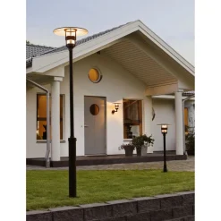 Pylväsvalaisin Freja iso 524-750 Ø 480x2320 mm musta - Konstsmide Clearance