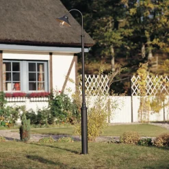 Pylväsvalaisin 559-750 Vega musta matta - Konstsmide Best