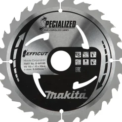 Makita Pyörösahanterä Efficut Specialized B-64185 Ø190x30x1,45mm 24T Best