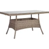 Pöytä Toscana, 140x80cm, harmaanbeige - Home4you