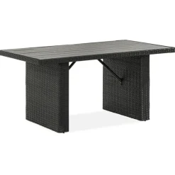 Comfort Garden Pöytä James 145x85cm musta Clearance
