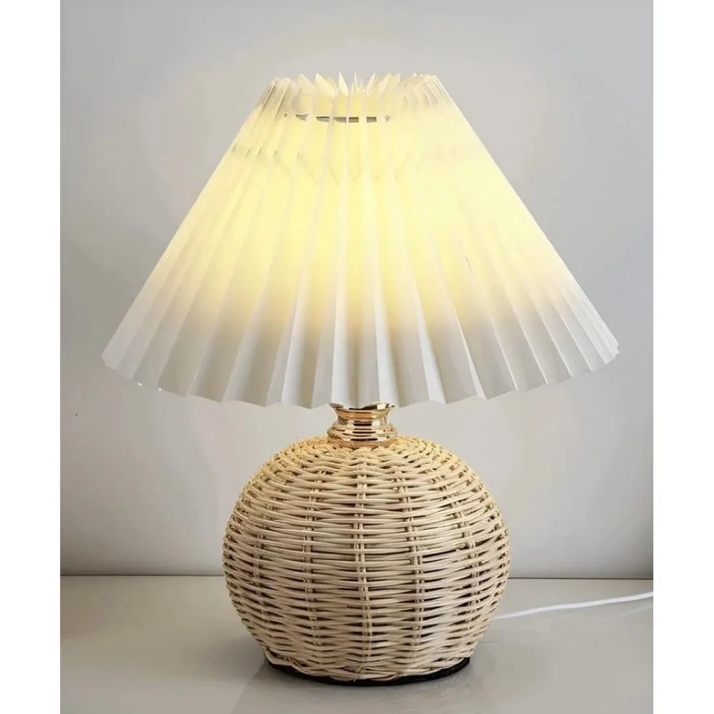 Linento Lighting Pöytävalaisin BRZ-343412, ø10-22cm, E27, max. 40W, IP20, kerma/beige Outlet