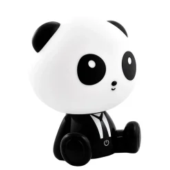 Pöytävalaisin Panda LED 2,5 W IP20 195x160x245 mm muovi musta/valkoinen - Polux Hot