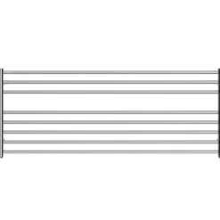 Pyyhekuivain Solliden 480x1210 mm 387/201 W kromi - Nordhem Hot