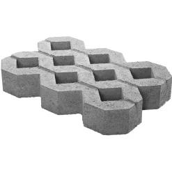 Reikälaatta Lakka 400x600x100 mm harmaa - Lakka Rakennustuotteet Outlet