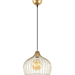Riippuvalaisin Bek, Ø30cm, säädettävä korkeus, kulta - Linento Lighting Clearance
