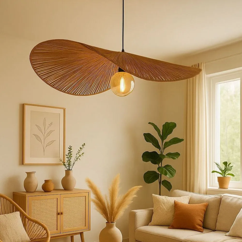 Linento Lighting Riippuvalaisin BRZ-340032, ø30cm, E27, max. 40W, IP20, bambu Clearance