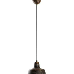 Linento Lighting Riippuvalaisin MEMATI-181RETRO-1, Ø19cm, tummanruskea Online