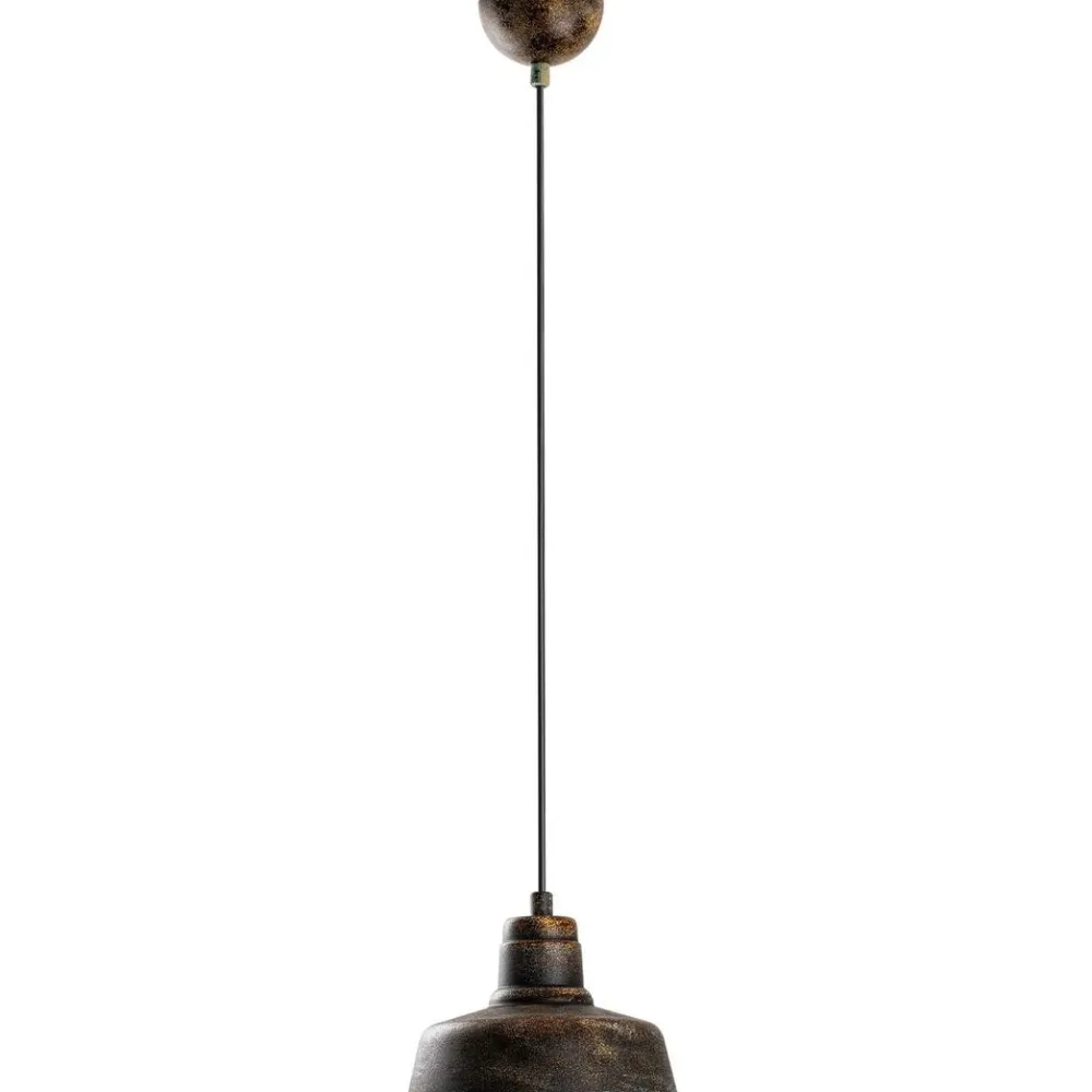 Linento Lighting Riippuvalaisin MEMATI-181RETRO-1, Ø19cm, tummanruskea Online