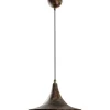 Linento Lighting Riippuvalaisin TOM-3531-RETRO, Ø30cm, tummanruskea Discount