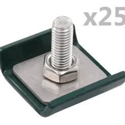 Ristikkomattoliitin 25kpl vihreä - FinePRICE New