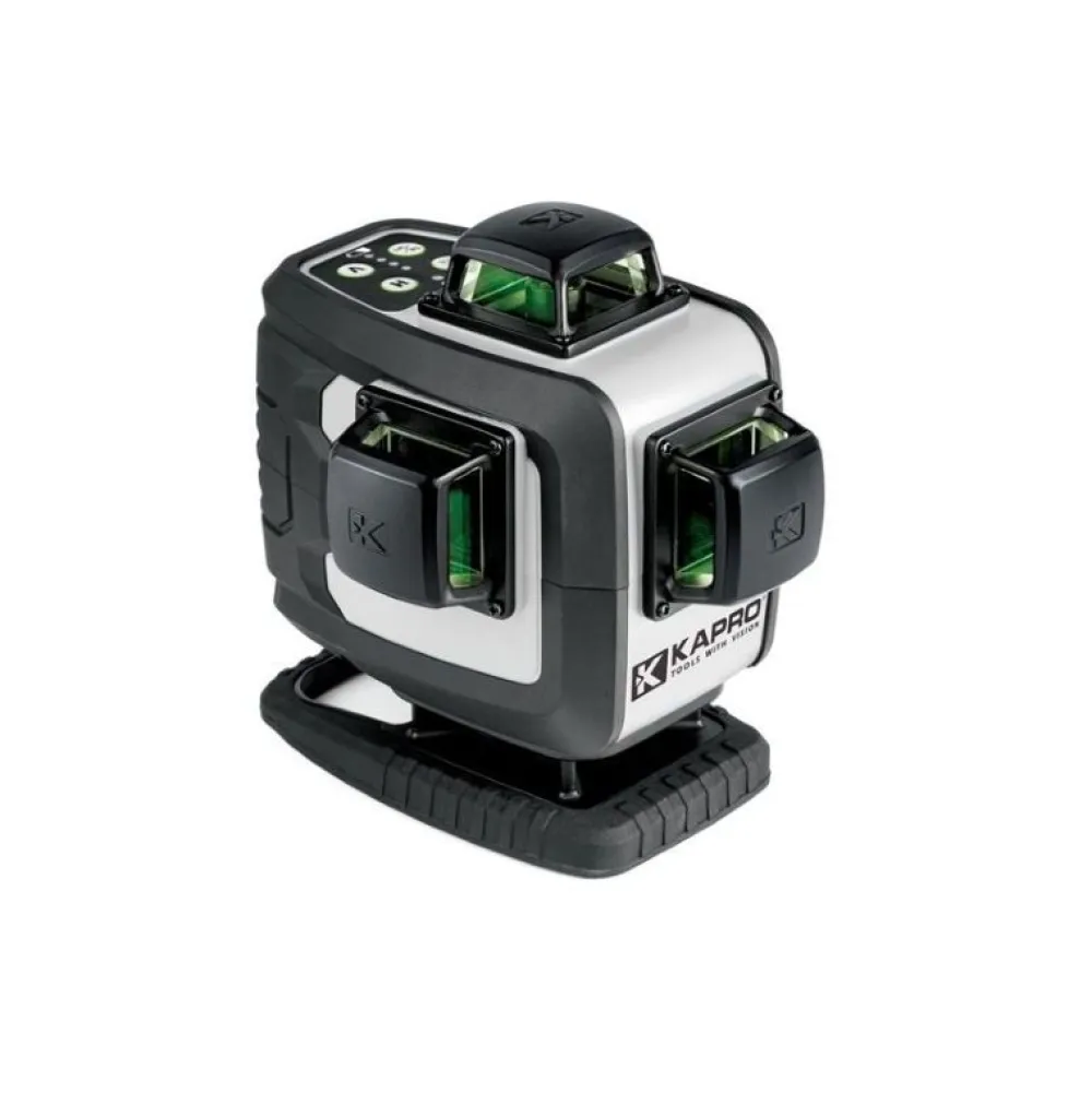 Ristilinjalaser 884G 4D 4x360°, vihreä - Kapro Best