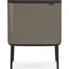 Roska-astia Bo Touch 11+23 L Platinum - Brabantia Outlet