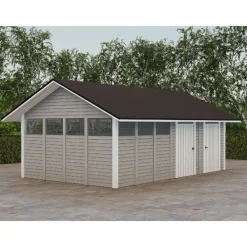 Roskakatos RK30V, 7040x4236mm, 29.8m², puuvalmis - Timburg Discount