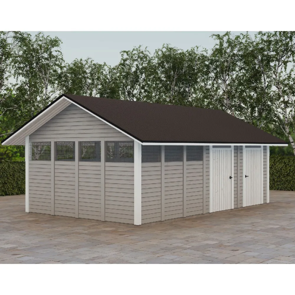 Roskakatos RK30V, 7040x4236mm, 29.8m², puuvalmis - Timburg Discount