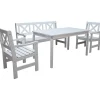 Baltic Garden Ruokailuryhmä Europe 2 tuolia + sohva + pöytä + pehmusteet valkoinen Outlet