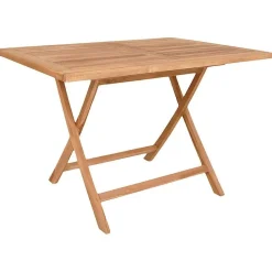 Ruokapöytä Oviedo, 120x80cm, tiikki, ruskea - House Nordic Online