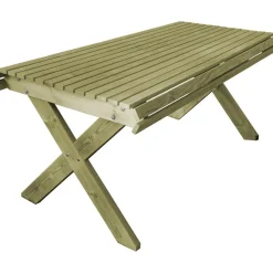 Ruokapöytä Susanna N115 160cm vihreä - Tammiston puu Sale